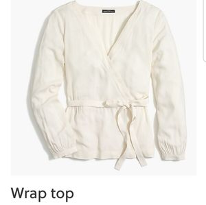 Jcrew Mercantile wrap top size 18